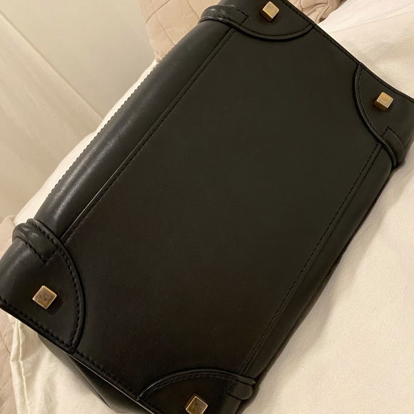 CELINE MINI LUGGAGE TOTE (BLACK) - Picture 4 of 5